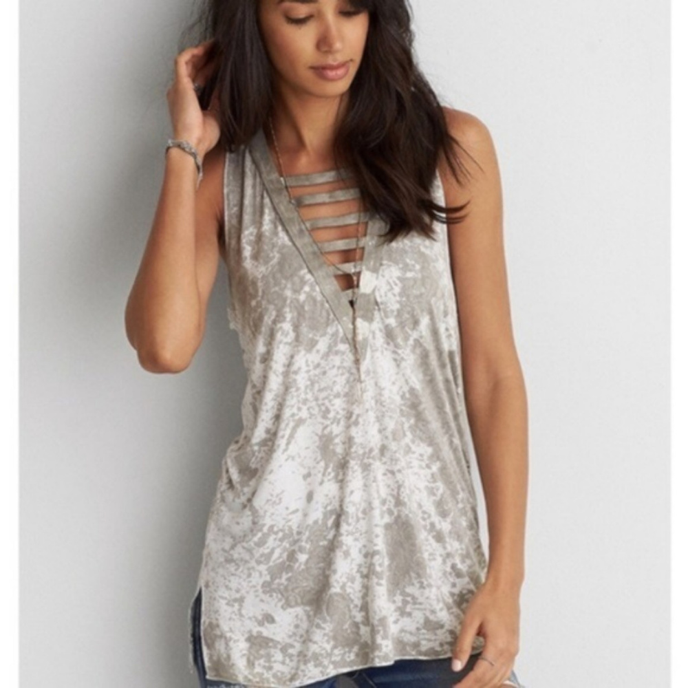 American Eagle Soft & Sexy Ladder Pink Tie Dye NWT